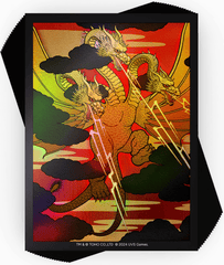 Godzilla 100 Art Sleeves by Universus - Ghidorah